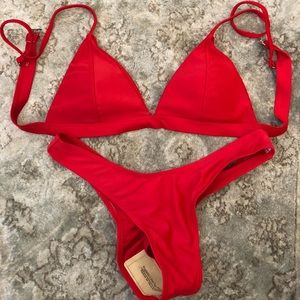 Red bikini